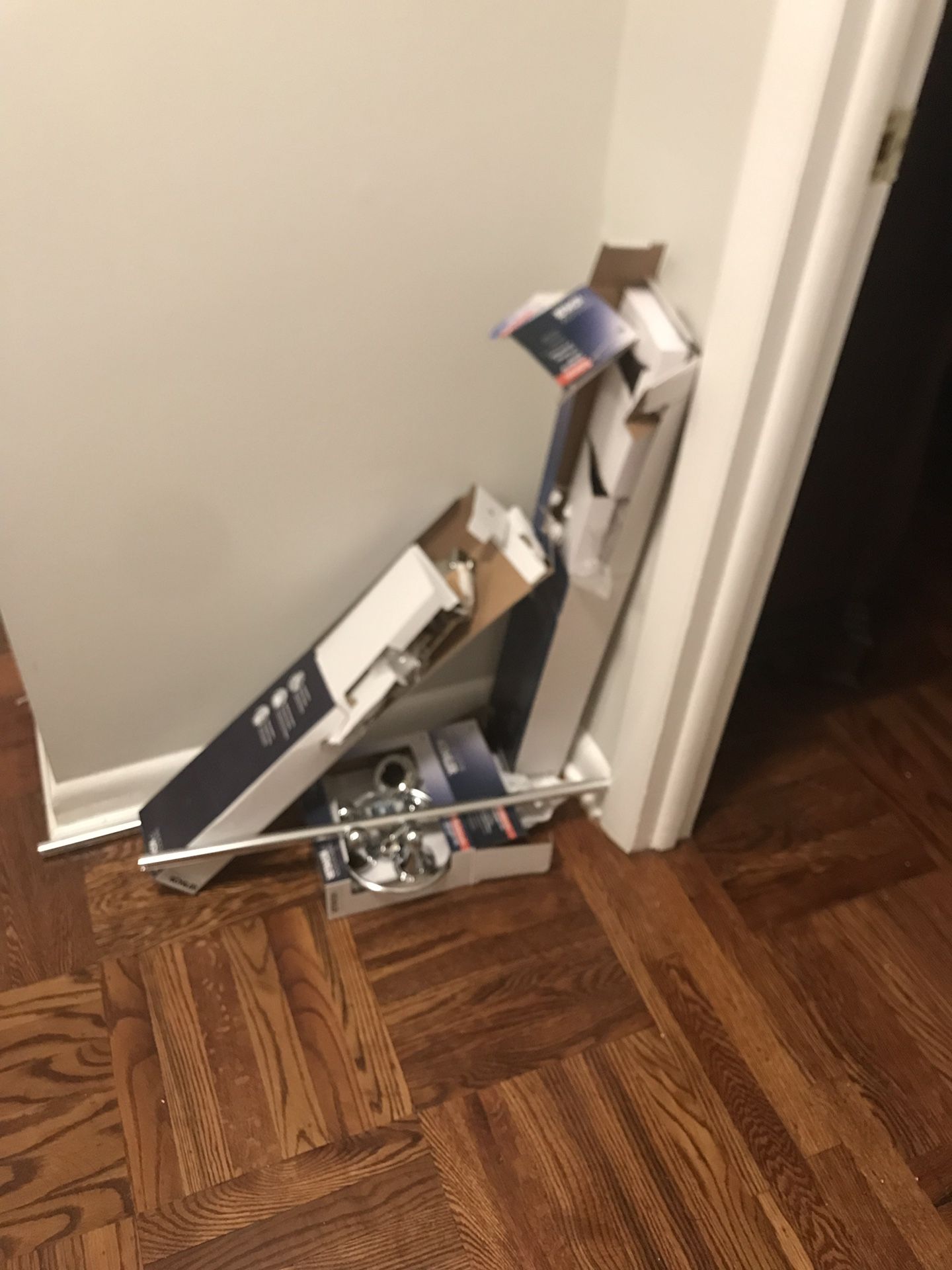 Towel racks 24 inch 2 of em plus hand ring chrome