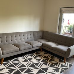 Grey Sectional Couch