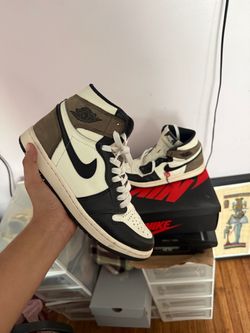 jordan 1 high mocha authentic size 7 shoes