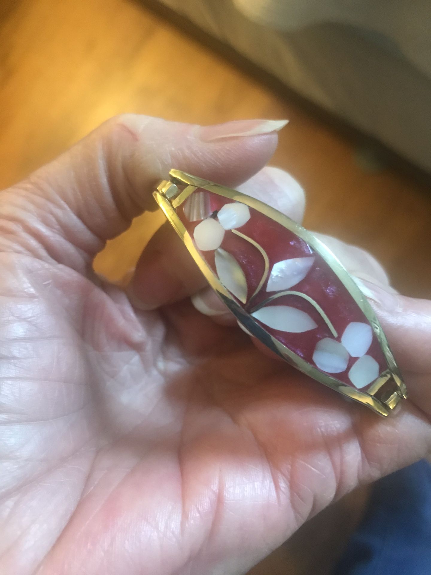 Inlaid Silver Bracelet