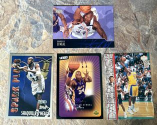 Shaquille O’Neal (Shaq) Basketball Card lot! 1(contact info removed)! All 4 For $10! 