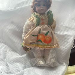 Porcelain 13” Doll 