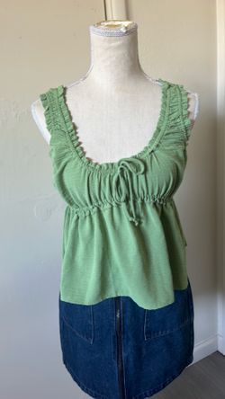 Green blouse