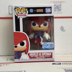 Knuckles As Superman Funko Pop