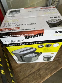 Royal HG12X 12-Sheet Crosscut Paper Shredder