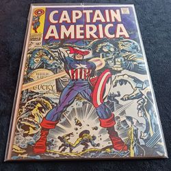 Captain America # 107 - 1st Dr. Faustus, Red Skull & Hitler cover 