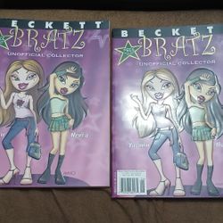 NWT Rare Bratz Yasmin and Nevra Unofficial Collector Magazine with Bratz Cards Lot Of 2 