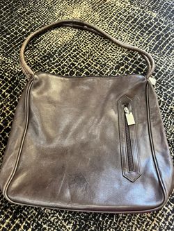 Tignanello Brown Leather Shoulder Bag $65