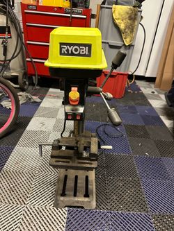 Bench Drill Press w/ Laser & Vise - Ryobi DP103L 10”