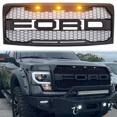 FORD RAPTOR GRILL WITH LIGHTS