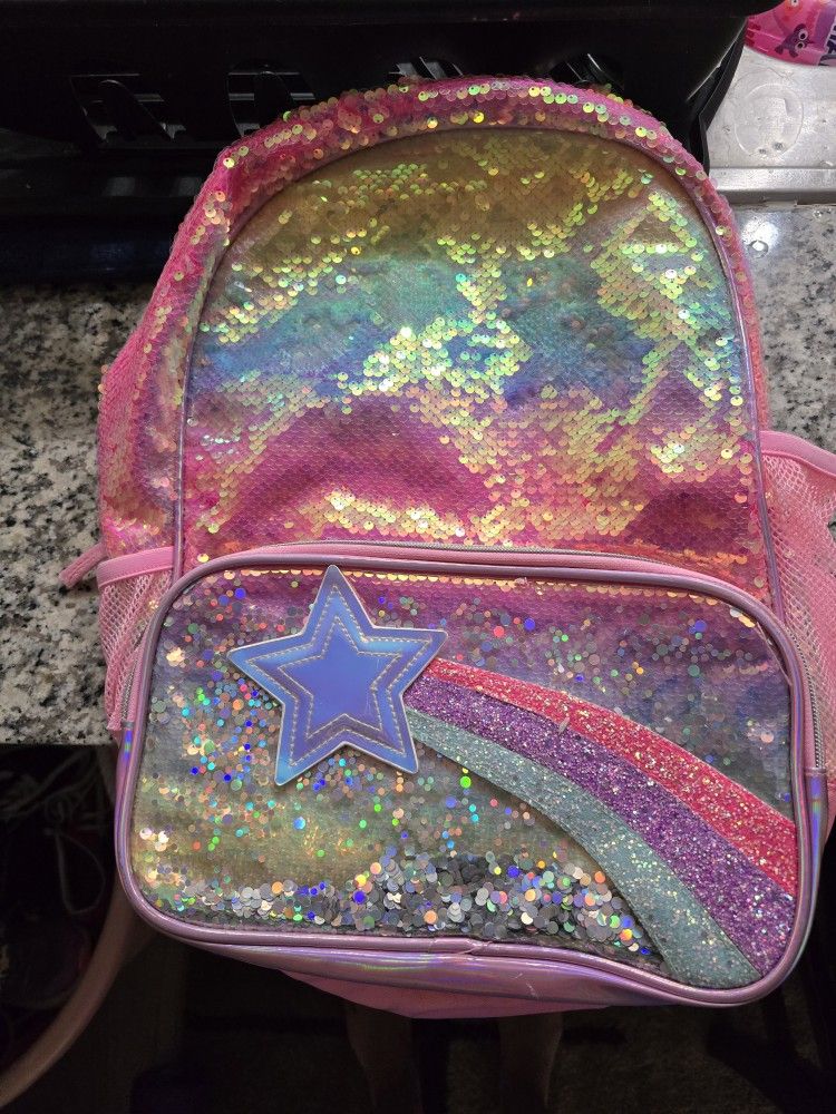 Pink Kids Backpack.