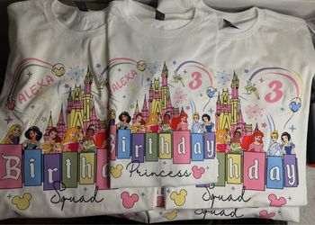 Disney birthday custom t shirt