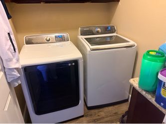 SAMSUNG WASHER AND GAS DRYER