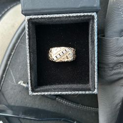 10k Gold Nugget Ring 