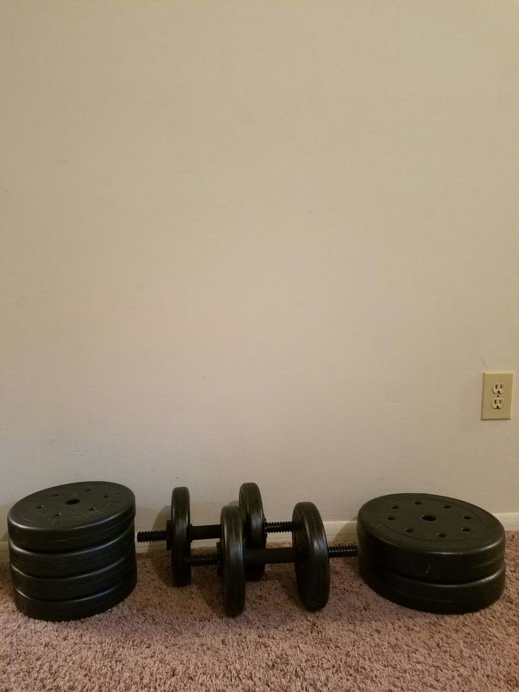115 lbs of plates and bars