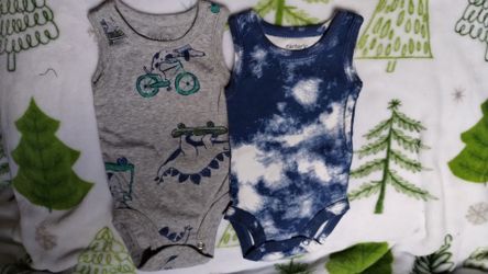 Carter's Baby Sleeveless Onesies Set of 2