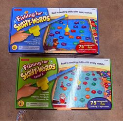 Lakeshore Fishing for Sight-Words Game Set (Level 1 & 2)