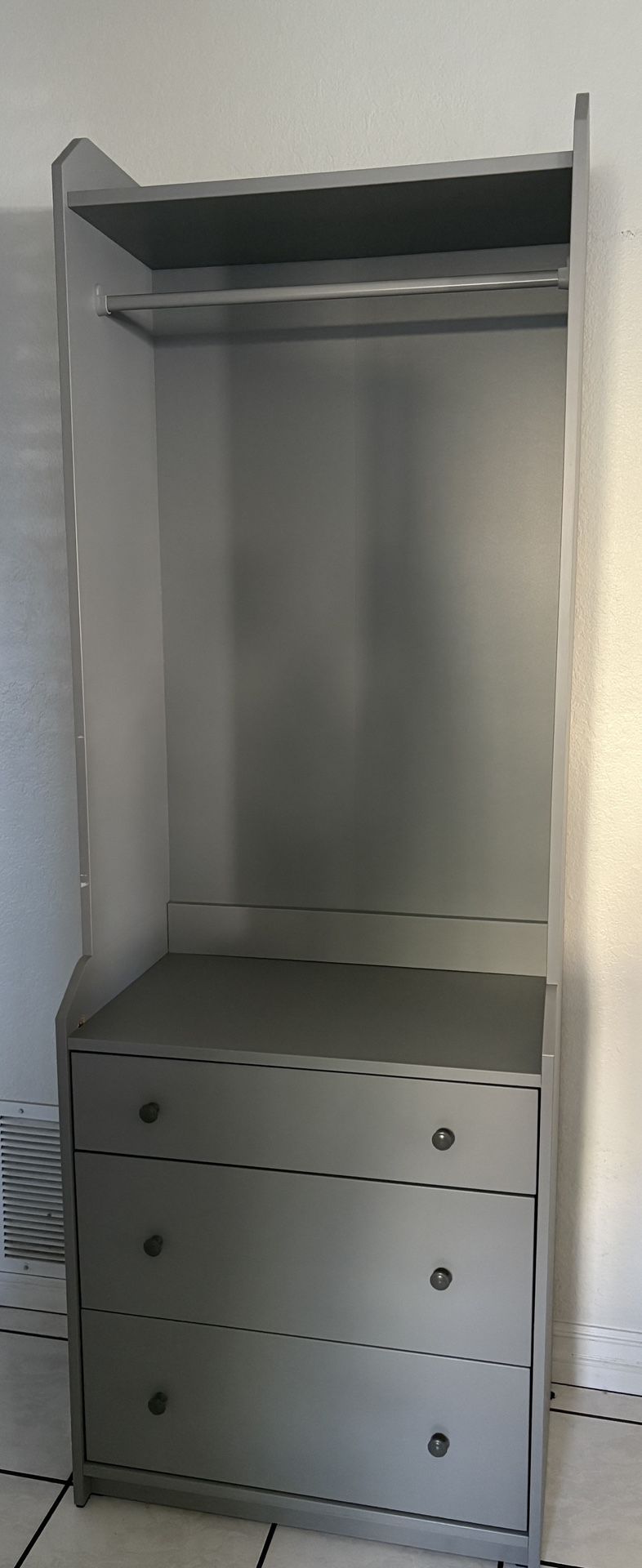 Clothing Rod With Drawers