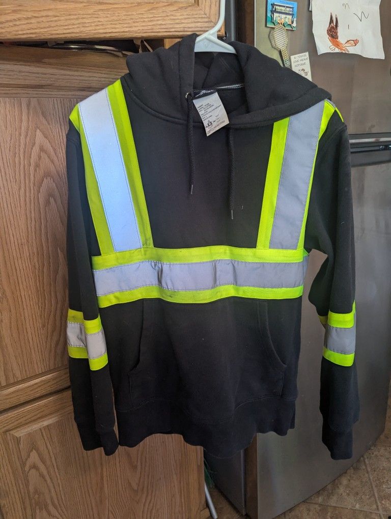 Aramark reflective hoodie men's small