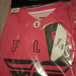 Fly Racing F-16 Red and Black Jersey Size L