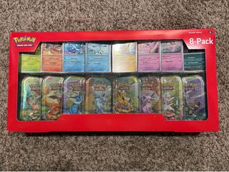 Pokemon Prismatic Evolution 8-pack mini tins