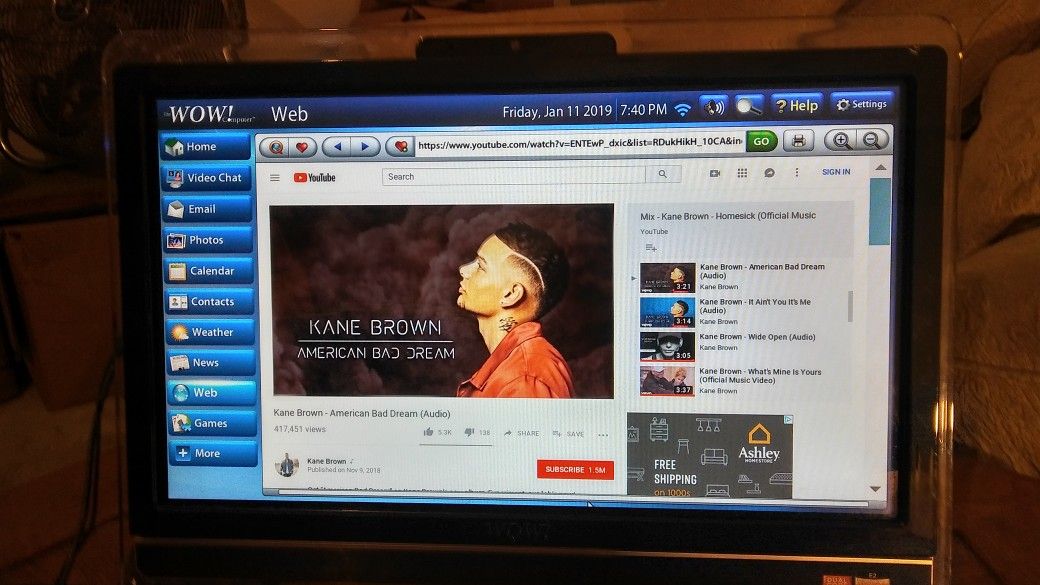 WOW Computer Easy to Use For Seniors 22" Touchscreen