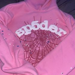 Pink Sp5der Hoodie