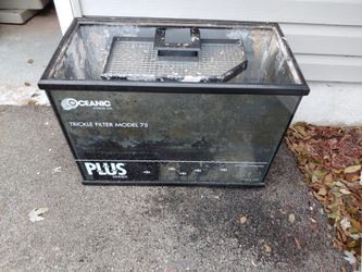 Oceanic trickle filter 75 sump