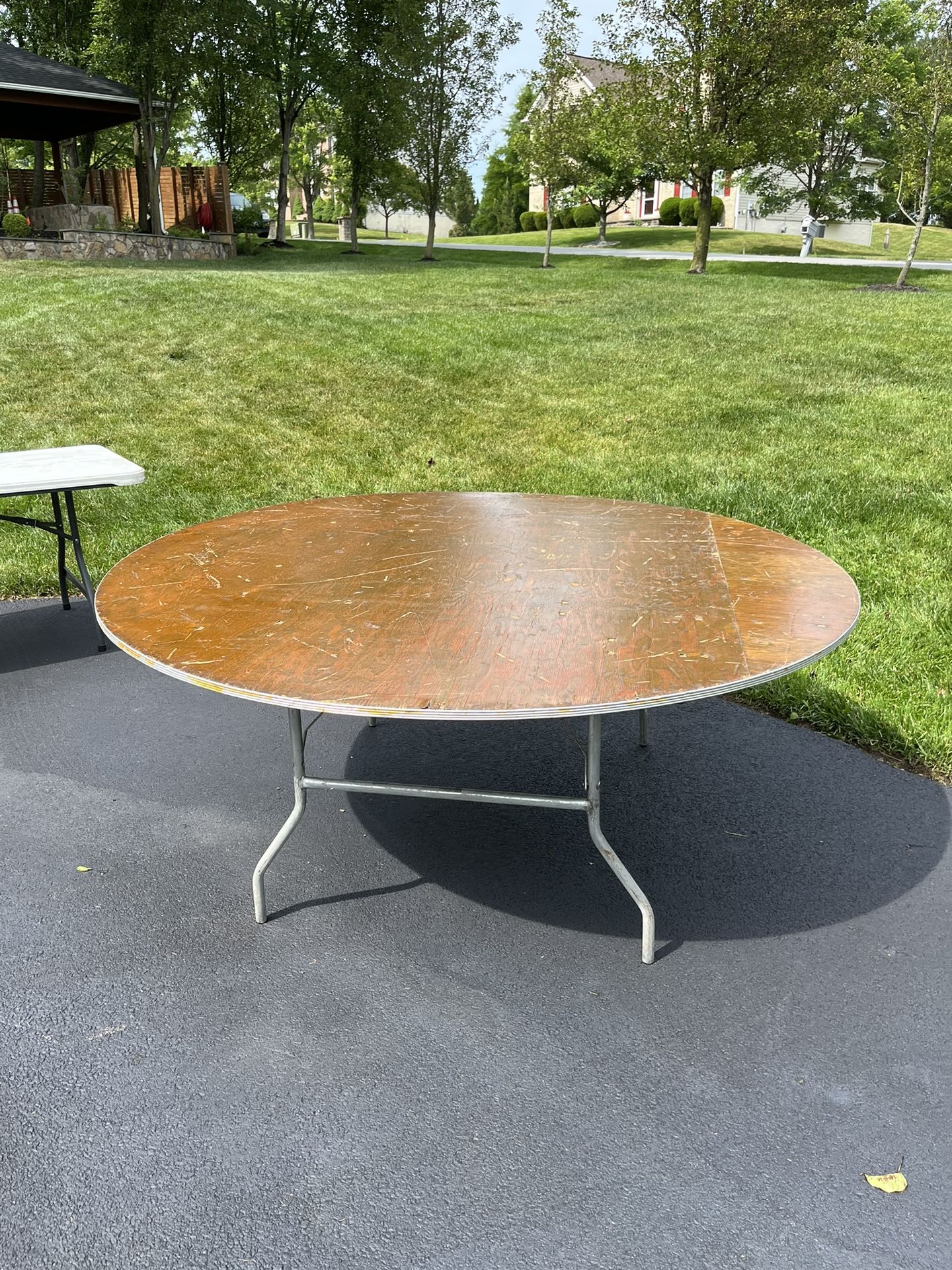 Used  60 Inch Wooden Banquet Tables