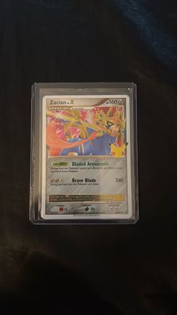 Zacian LV.X Pokémon Promo Card Very Minimal White Edge SW5H133