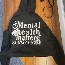 Mental Health Matters Hoodie Black