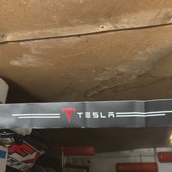 Tesla Carbon Fiber Decal And Wheel Inserts