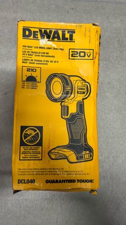 DEWALT 20V MAX LED Work Light – DCL040 – Tool Only
