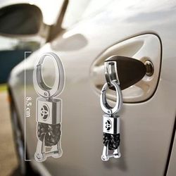Brand New Toyota Small Leather Strap Keychain