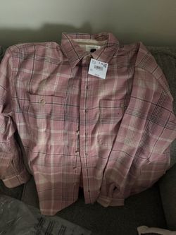 American Eagle Plaid Button-Up Shirt size L