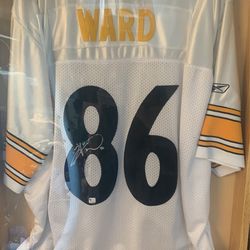 Heinz Ward Autographed Steelers Jersey