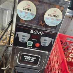 A Bunn Grinder & A Oven For Outside Cooking 