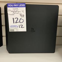 PS4 SLIM BLACK 