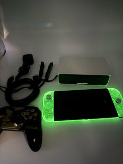 1 of 1 custom glow in the dark egg Nintendo switch oled see all pics read post