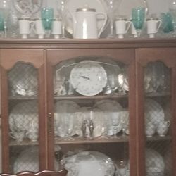 China Cabinet And Other Antique Furniture 
