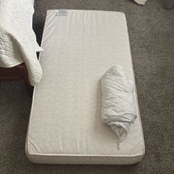 Mattress For Crib And Protector 