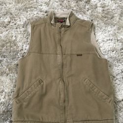 Mens Wolverine Sherpa Lined Vest Large 