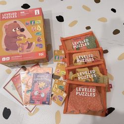 Educational Paper Puzzles for Kids 1+