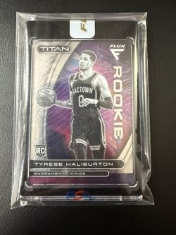 2020-21 PANINI FLUX TITAN TYRESE HALIBURTON CASE HIT RC ROOKIE