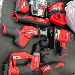 Milwaukee 9 Tools 