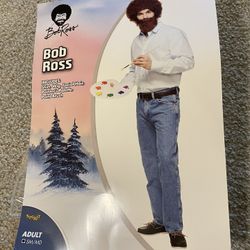 Bob Ross Halloween Costume 