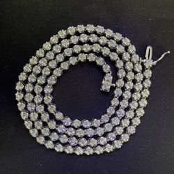 5/8 CT. T.W. Diamond Line Necklace In Sterling Silver - 22”