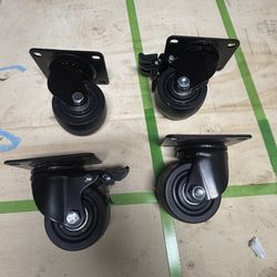 heavy duty casters.