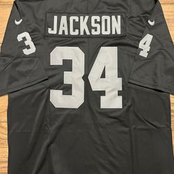 Raiders Bo Jackson Black Jersey