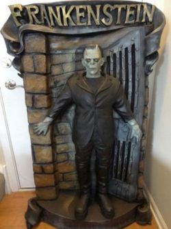 Boris karloff frankenstein halloween prop